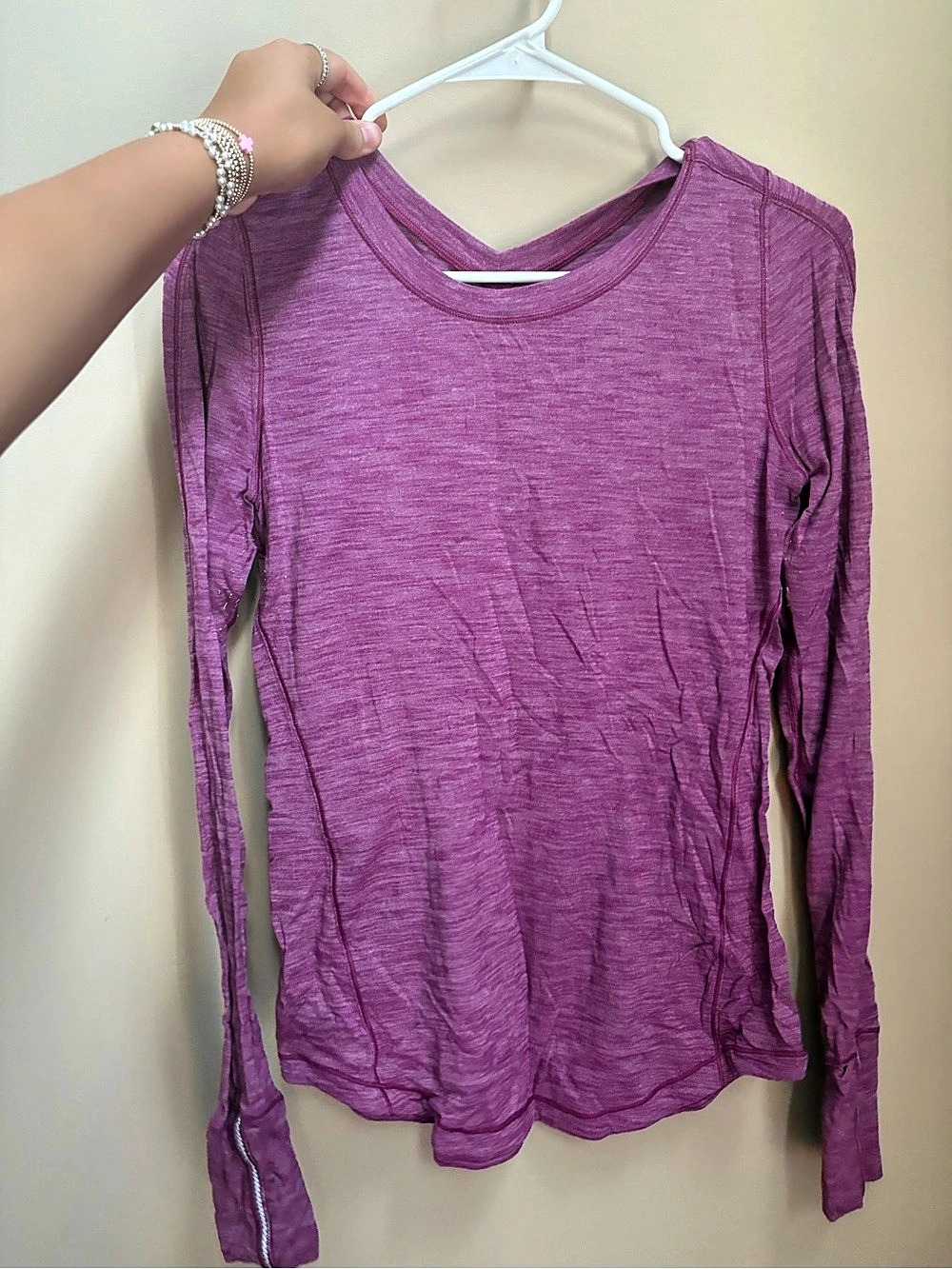 lululemon 5 Mile Long Sleeve Athletic Top in Purple